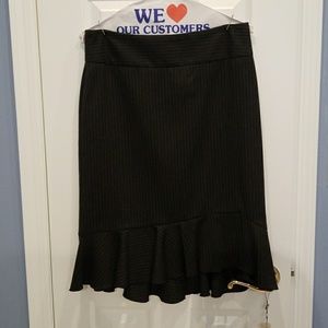 Express Size 4 Pinstripe Skirt